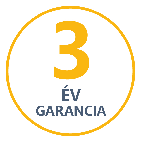 3 év garancia