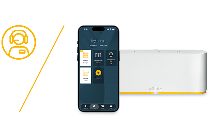 Kibővített támogatás a TaHoma switch beüzemeléséhez