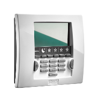 LCD keypad with badge reader